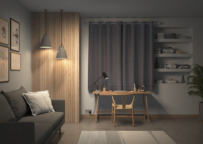 Maurice, Charcoal - Made to Measure Curtains - Image 7